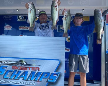 Pat Amick & Connor Hague (15 yrs old) win $20,000 on Lake LBJ with 18.47 lbs