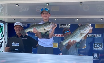 A Father's day to remember! Jeffrey & Kasen Piel (9 yrs old) win over $20,000 on Amistad with 19.43 lbs. Scheen & Harman Win AOY again. 