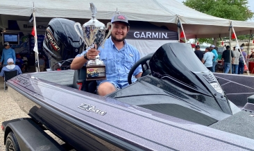 Collin Carroll, Luther,OK, tops over 1100 anglers at 18th Annual Berkley Big Bass on Fork.