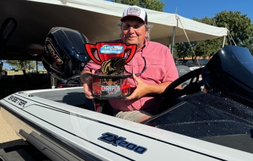 John McDiffit tops over 1200 anglers at the 19th annual Berkley Big Bass on Fork.  Wins a new Skeeter ZX 200 - Yamaha 200 SHO