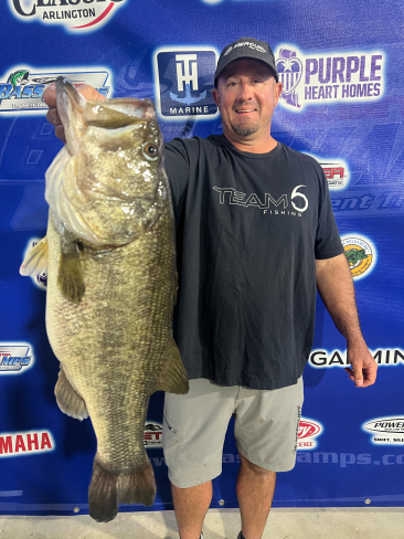 Drew Sloan wins the Skeeter $1000 big bass Friday practice with a 12.40! Registration opens again at 5am at Umphery's Pavilion at Lake Sam Rayburn! 