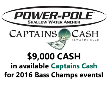Power-Pole to offer $9000 in Bonus Cash as the Official Shallow Water Anchor of Bass Champs in 2016
