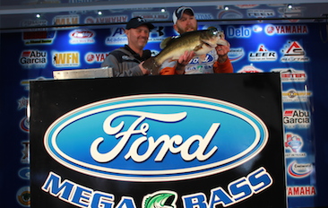 West Virginia Angler Joshua Franklin tops a record setting field over 1800 anglers at the 7th Annual Ford Mega Bass presented by Biobor event on Lake Fork with a 10.90 and takes home a new Ford F-150 and a Skeeter ZX 200-Yamaha 200 SHO-Minn-Kota-Humminbird package.